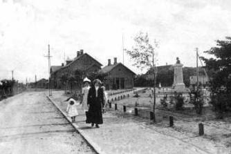 Stationsvej omkring 1900