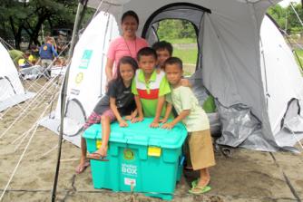 Shelterbox med telt 