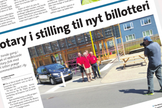 Lotteriet flot omtalt i Midtjyllands Avis den 15. maj - her udsnit.