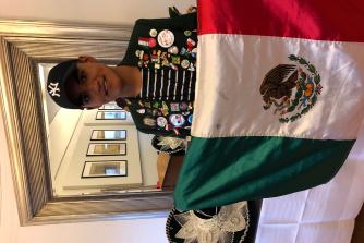 Mau med det mexicanske flag