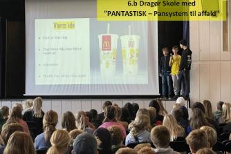 6.b Dragør Skole med "PANTASTISK - Pantsystem til affald"