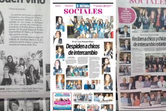 Mexicansk presseomtale om Rotary ungdomsudveksling