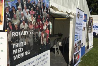 stafet for livet - Rotary telt